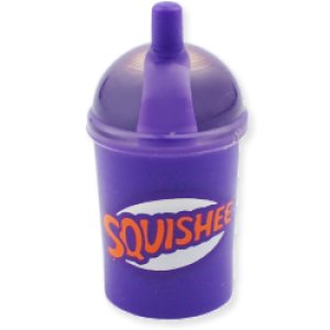 テイクアウトカップ1x1・ストロー（ダークパープル・SQUISHEE）